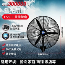 fs50-塑鋼扇葉-掛壁式-工業(yè)電風(fēng)扇強力落地扇大風(fēng)量牛角扇商用機械大功率車間工廠壁掛扇