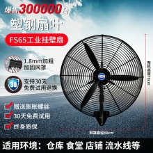 fs65-塑鋼扇葉-掛壁式-工業(yè)電風(fēng)扇強力落地扇大風(fēng)量牛角扇商用機械大功率車間工廠壁掛扇
